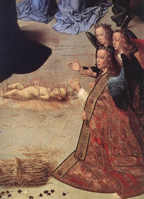 GOES, Hugo van der The Adoration of the Shepherds (detail)